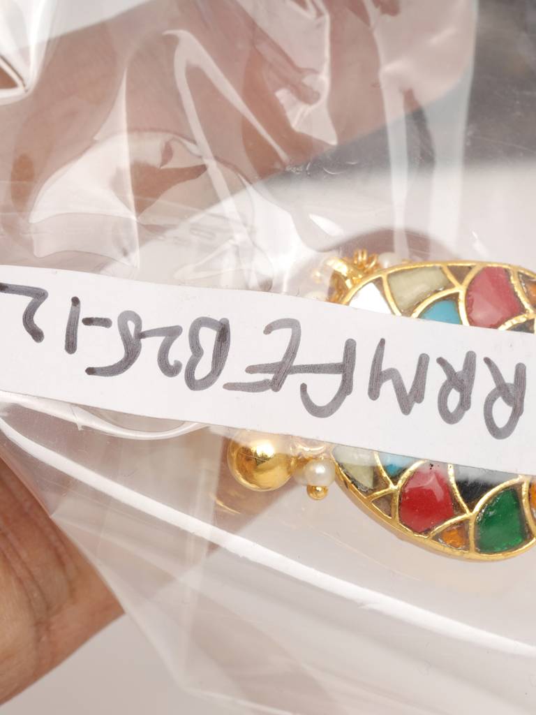 Apple Multi Stone Brooch : RRFEB25-12