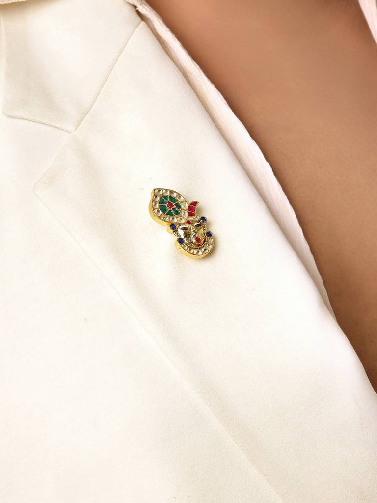 Banke Bihari Ji Brooch : RRFEB25-14