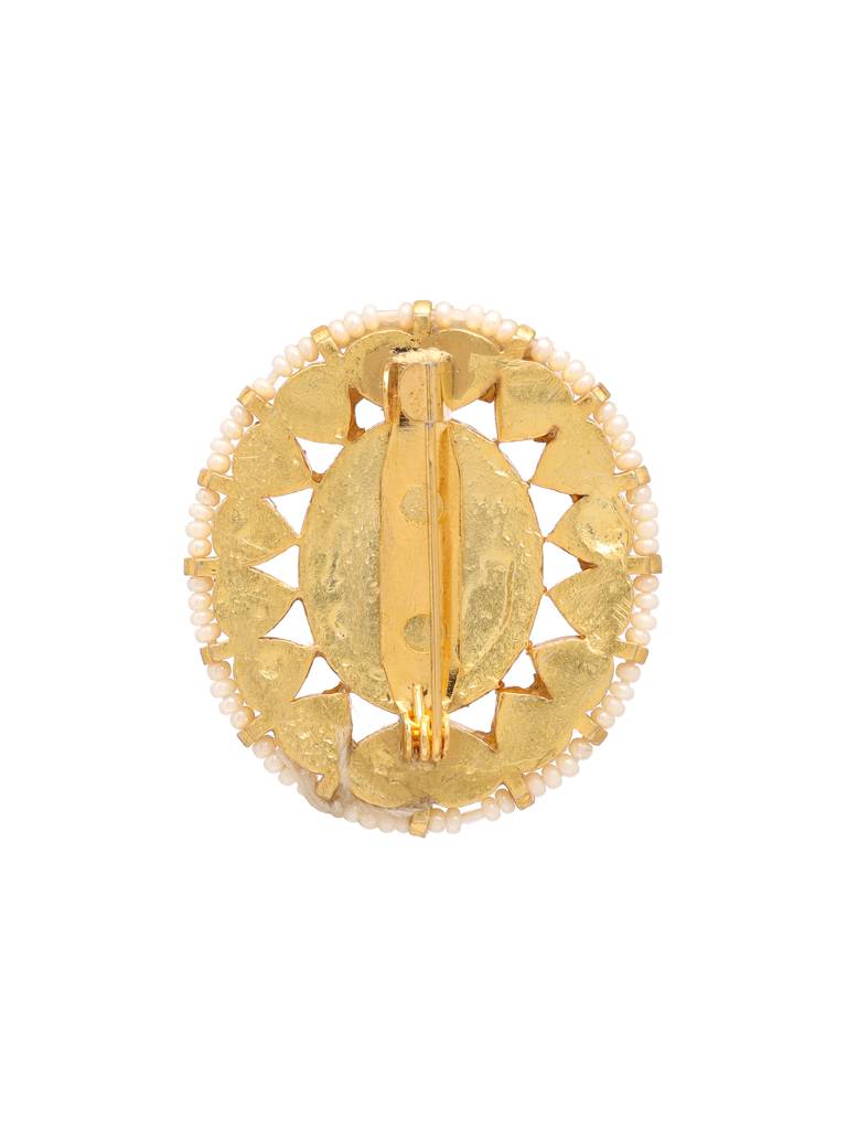 Green Oversize Brooch : RRFEB25-15