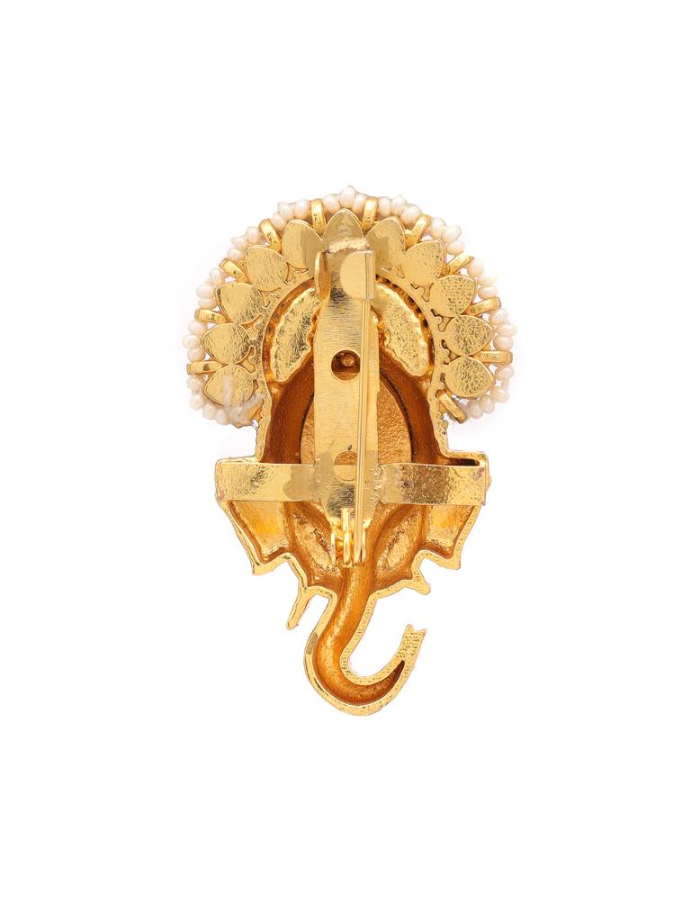 Ganesh Ji Multi Brooch : RRFEB25-1