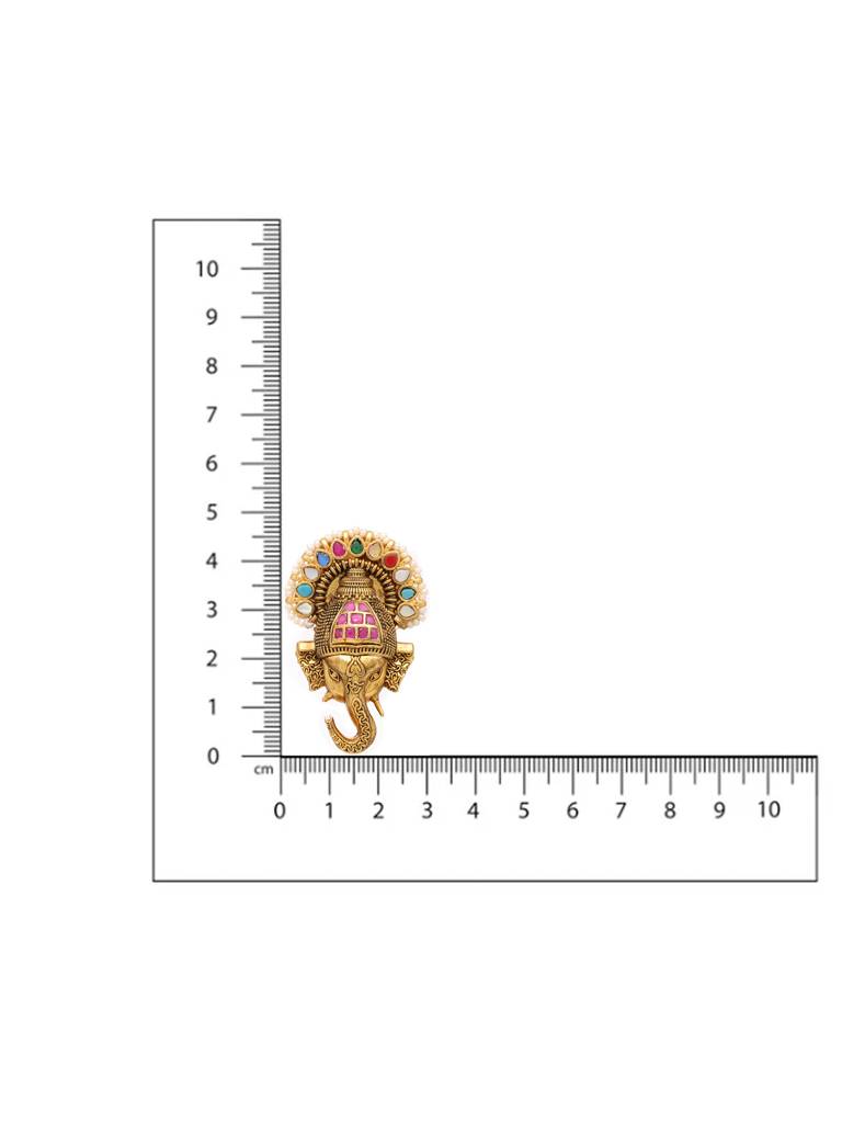 Ganesh Ji Multi Brooch : RRFEB25-1