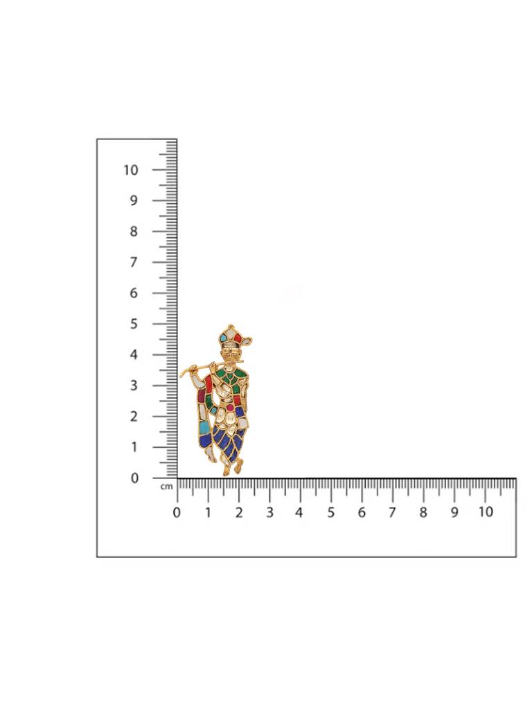 Navratan Murlidhar Kanha Ji Brooch : RRFEB25-4