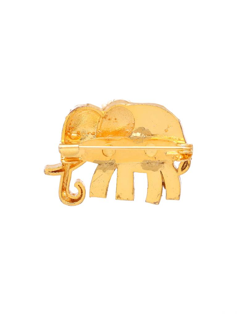 Elephant Mother Of Pearl Brooch : RRFEB25-5