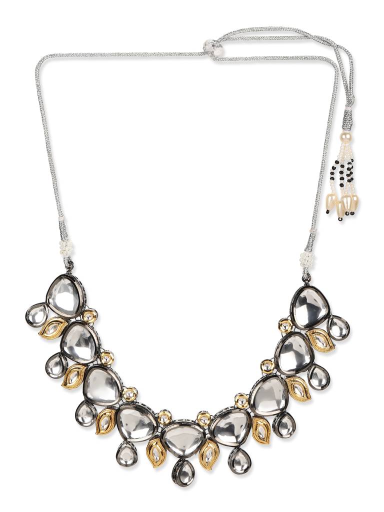 Rhodium-Plated Necklace : RRJULY22-36