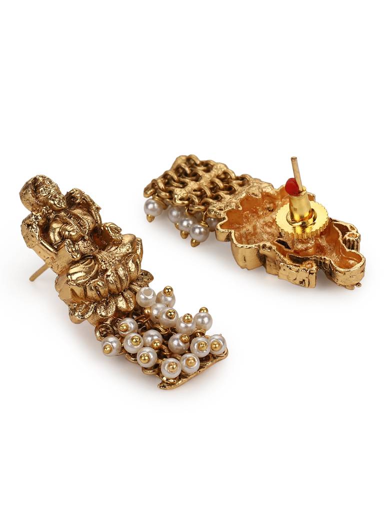 Gold Plated Temple Necklace Set : RRJULY22-73