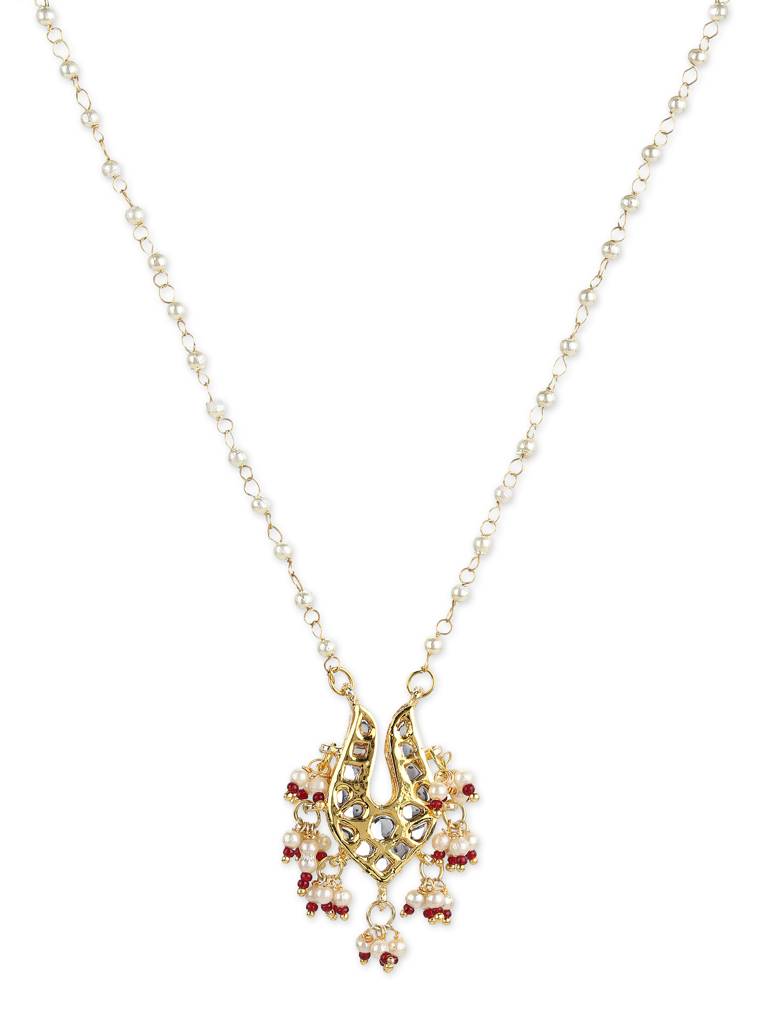 Kundan Brass Necklace : RRMAY22-19