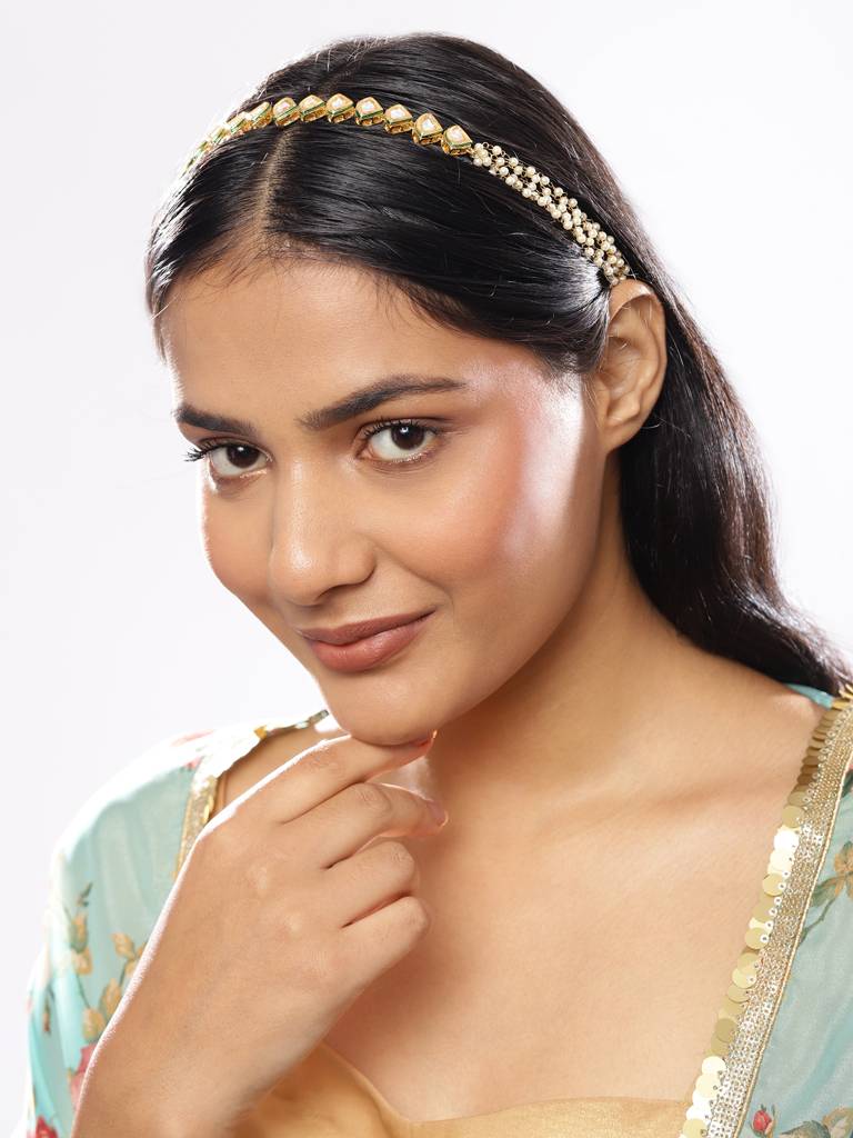 Kundan Multi Head Band : RRMAY22-20
