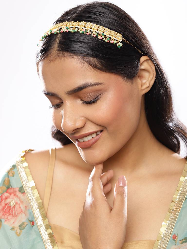 Kundan Head Band : RRMAY22-21