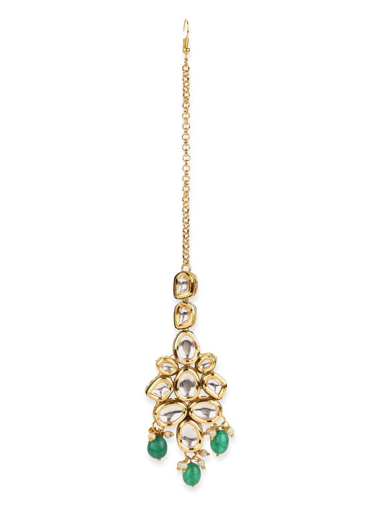 Kundan Stone Maang Tikka : RRMAY22-32