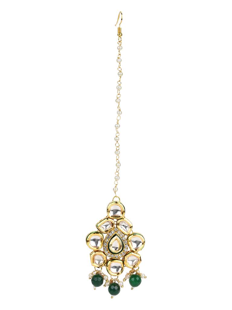 Kundan Crystal Maang Tikka : RRMAY22-36