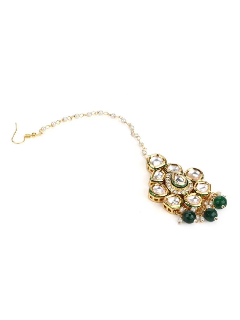 Kundan Crystal Maang Tikka : RRMAY22-36
