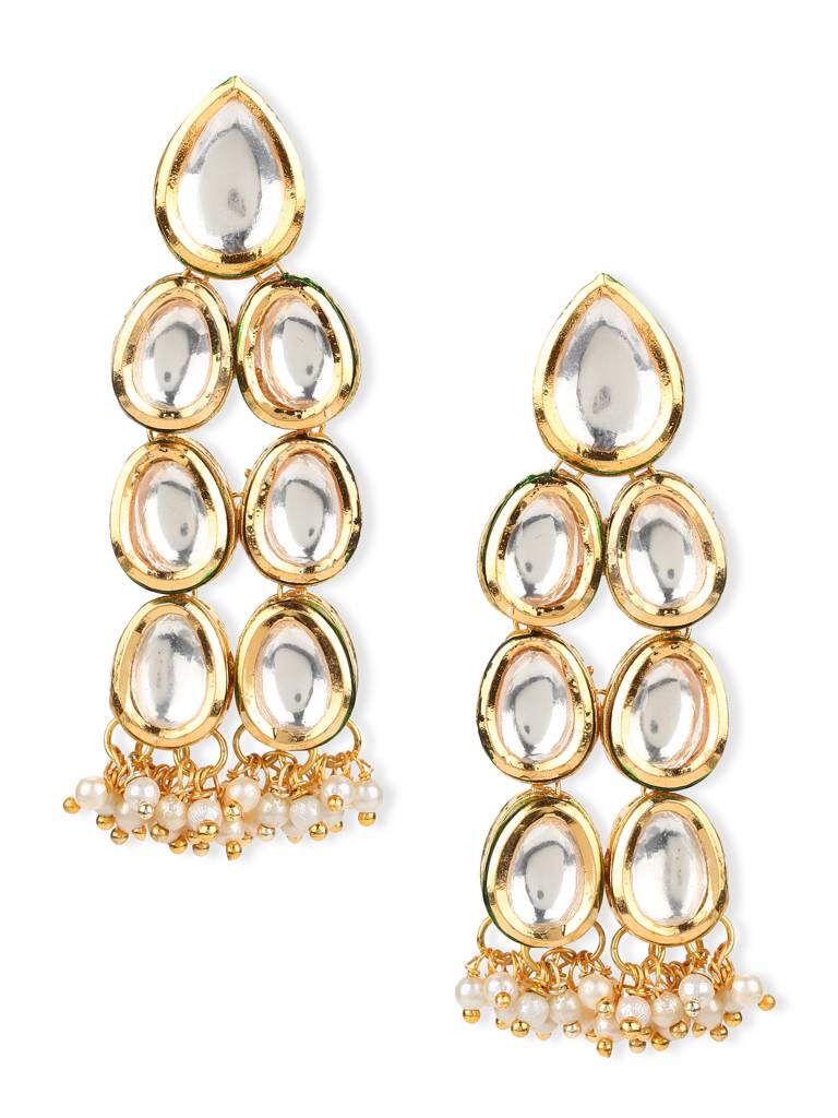 Kundan Earring : RRMAY22-43