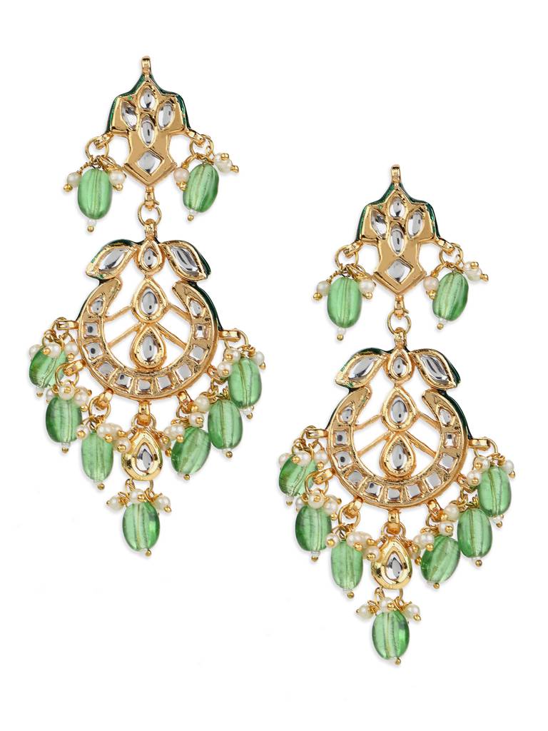 Kundan Chand Earring : RRMAY22-44