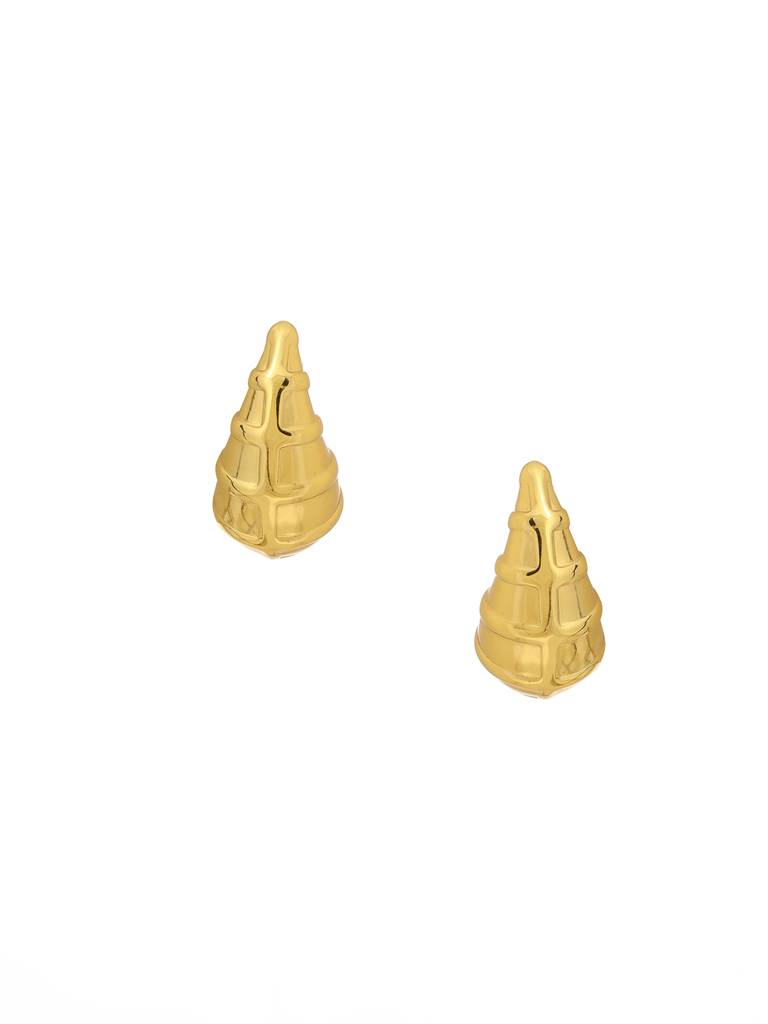 Golden Drop Earrings By Ruby Raang-69 : RRMAYDR25-69