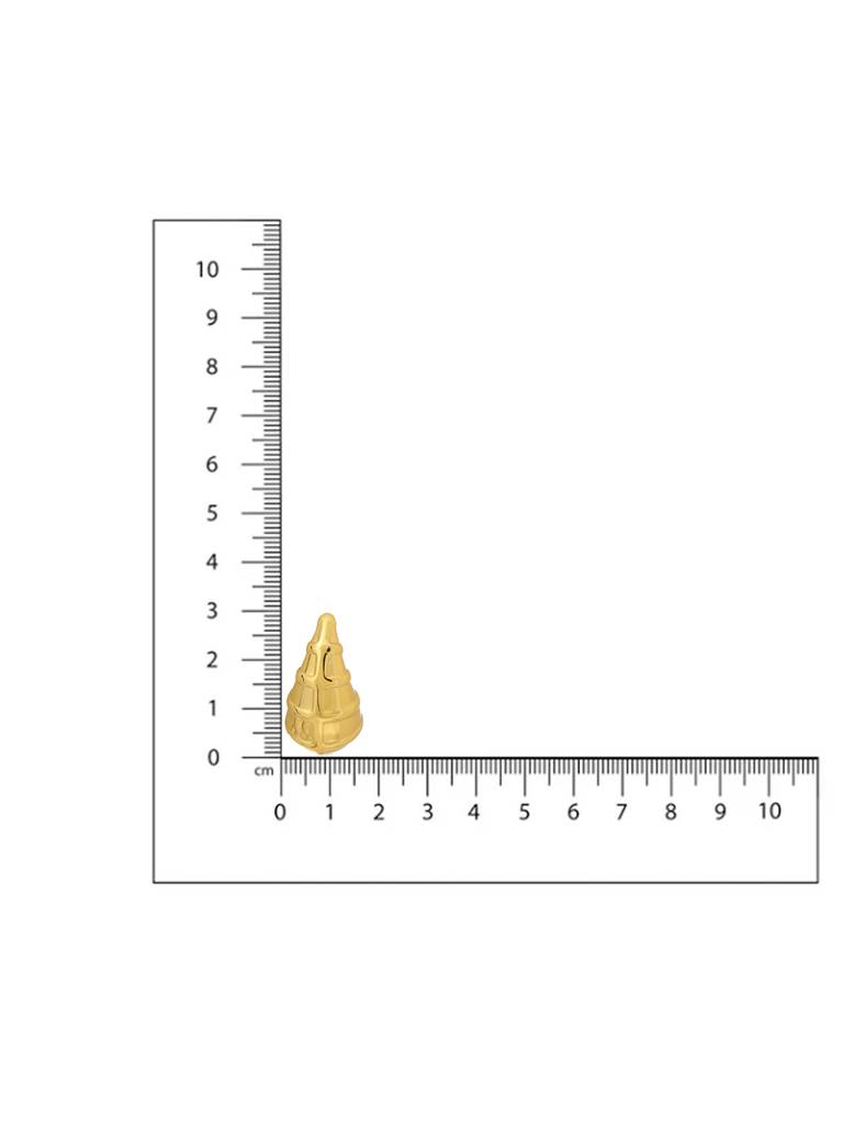 Golden Drop Earrings By Ruby Raang-69 : RRMAYDR25-69