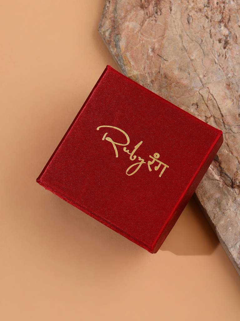 Ruby Raang Green Meenakari Antique Finish Earrings And Drop Necklace Set : RRMAYJJ25-28