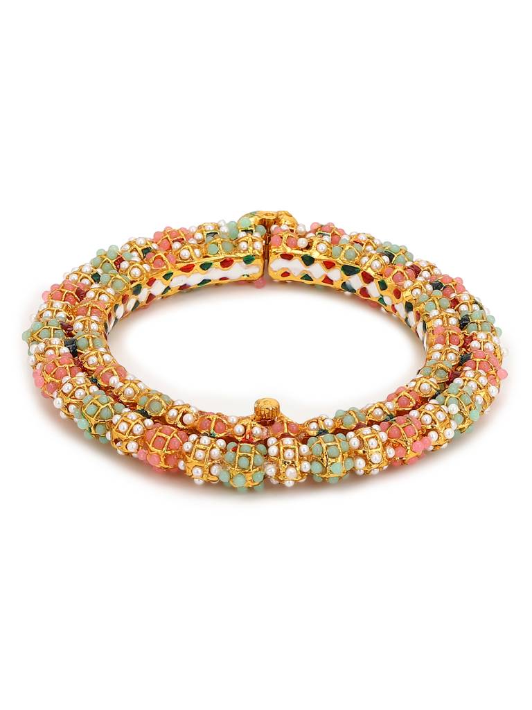 Beaded Meenakari Bangle : RRMJ22-21