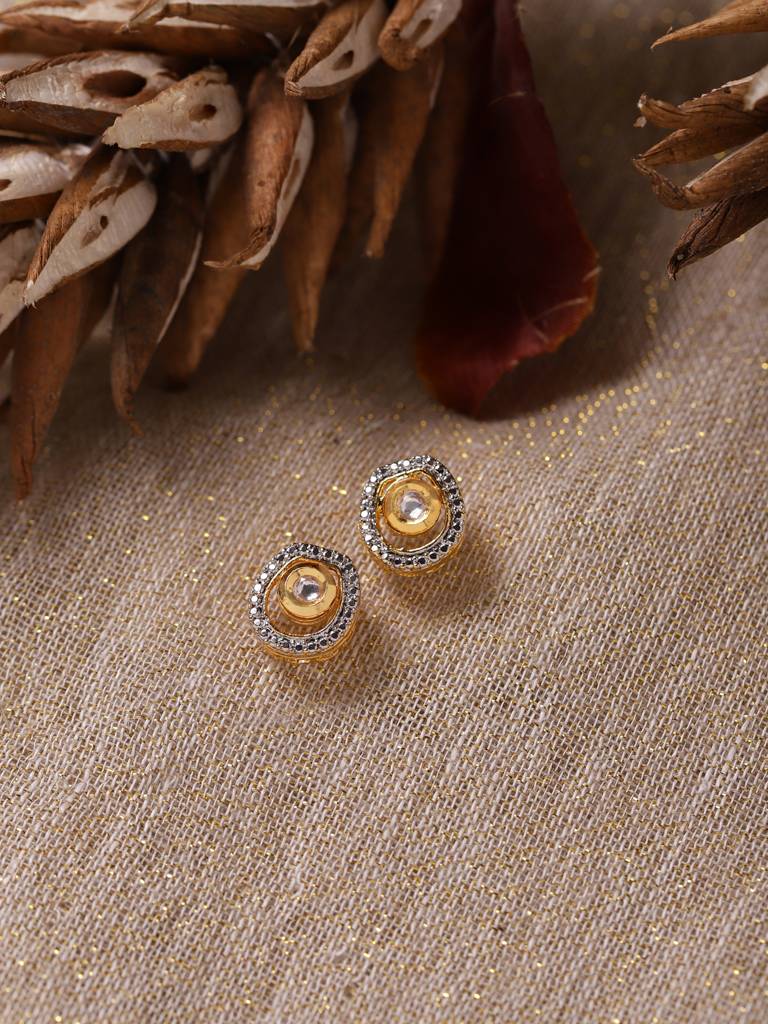 Circular Kundan Studs : RRMJ22-48