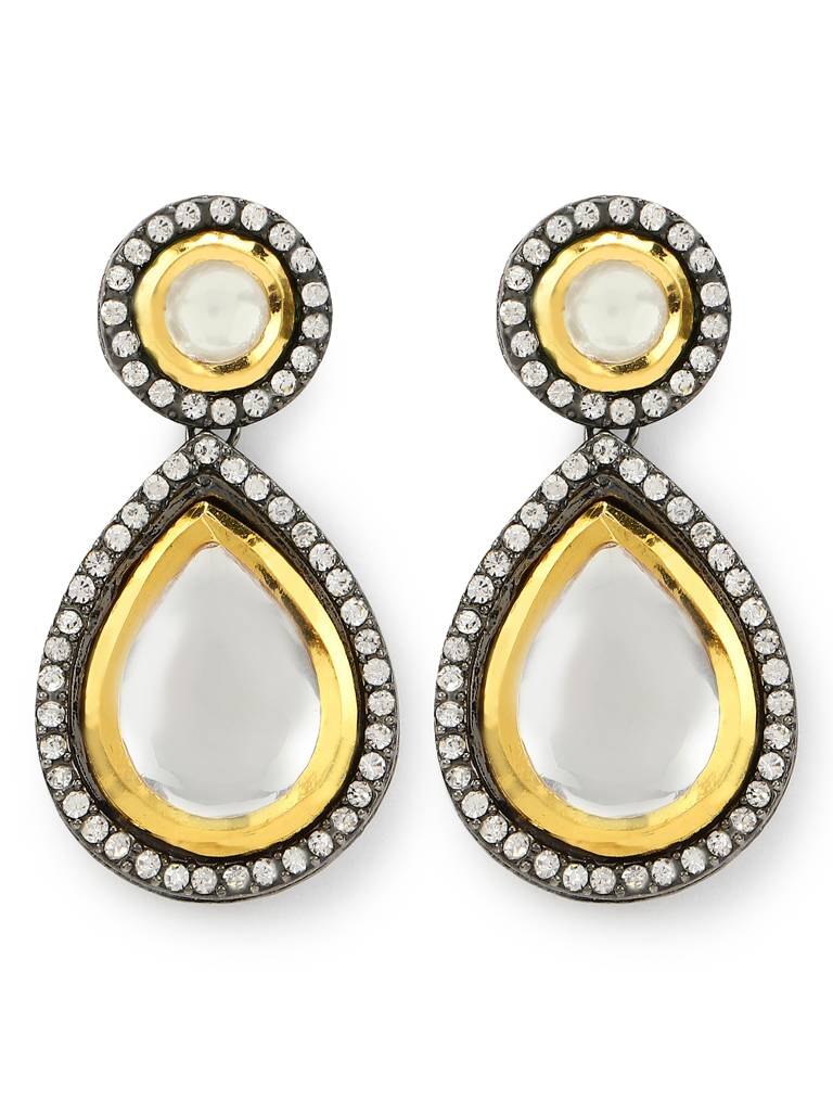 Drop Kundan Studs : RRMJ22-66