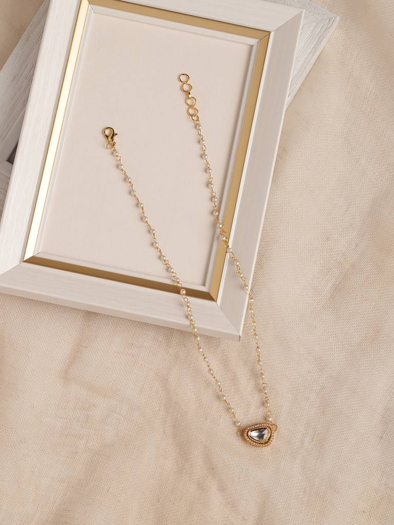 Gold-Plated & White Brass Chain : RRMJ22-75