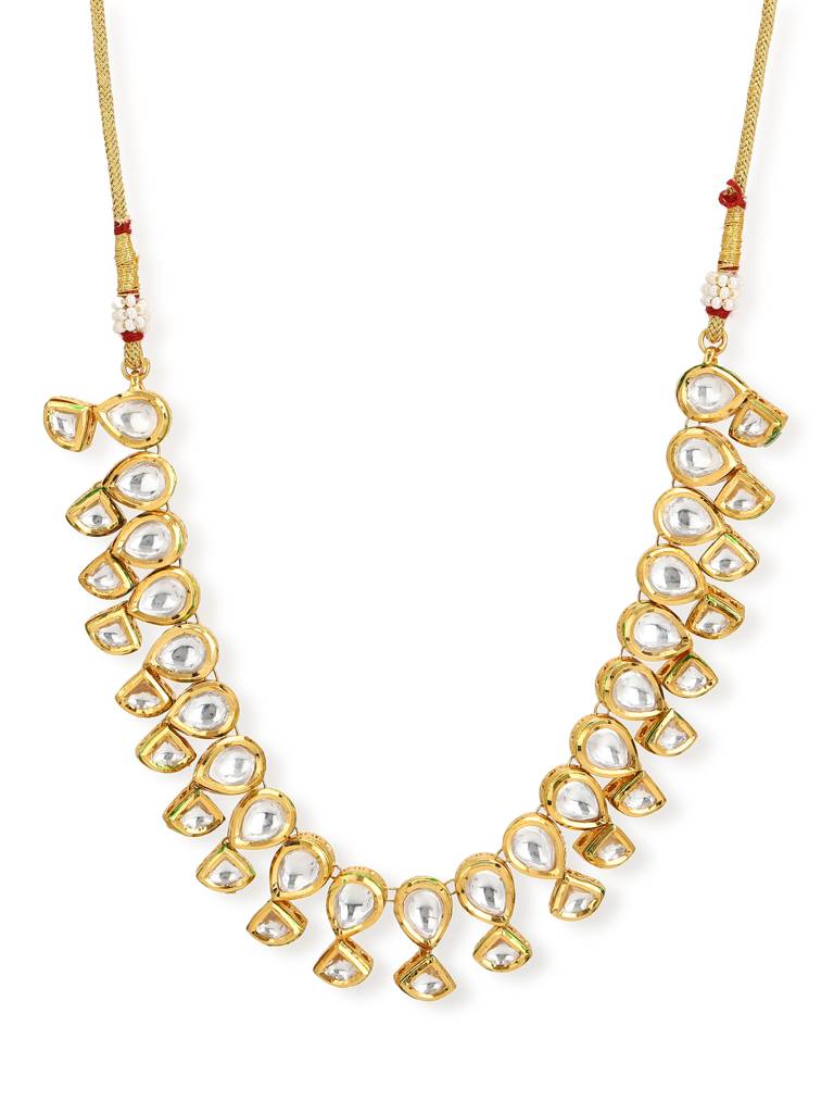 Gold Kundan Neckpiece : RRMJ22-87