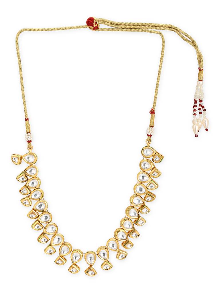 Gold Kundan Neckpiece : RRMJ22-87