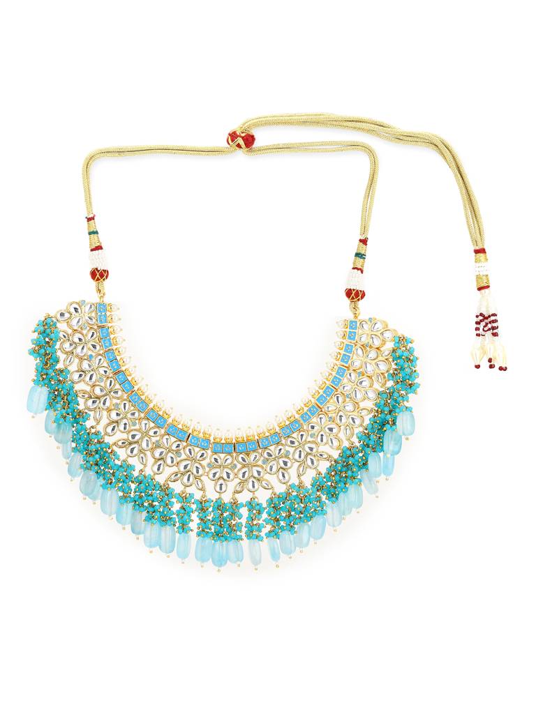Kundan Neckpiece With Stonework : RRMJ22-95