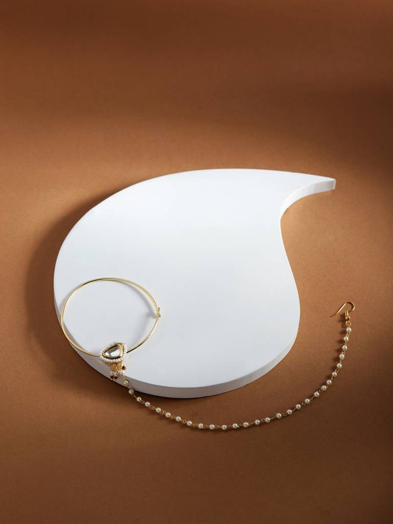 Multi Beaded Nose Ring : RROCT22-20