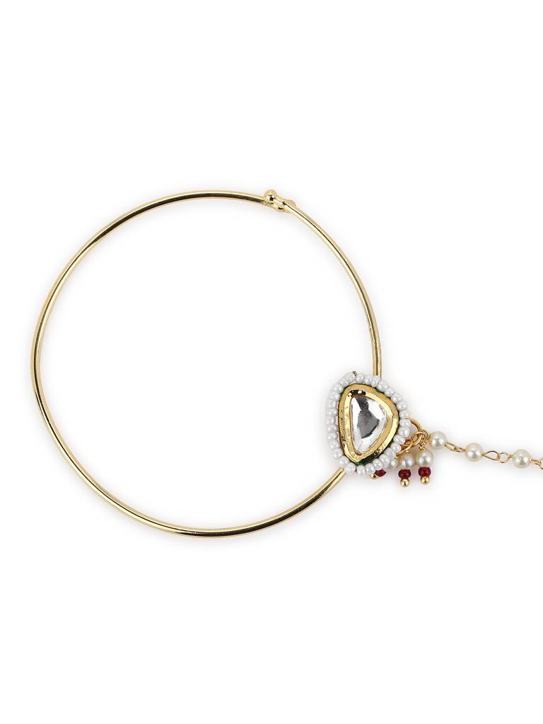 Multi Beaded Nose Ring : RROCT22-20