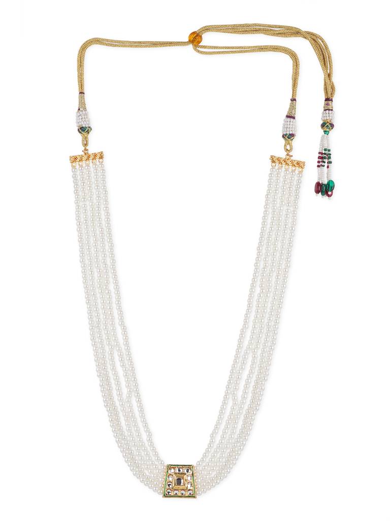 Kundan & Pearl Layered Neckpiece : RROCT22-22