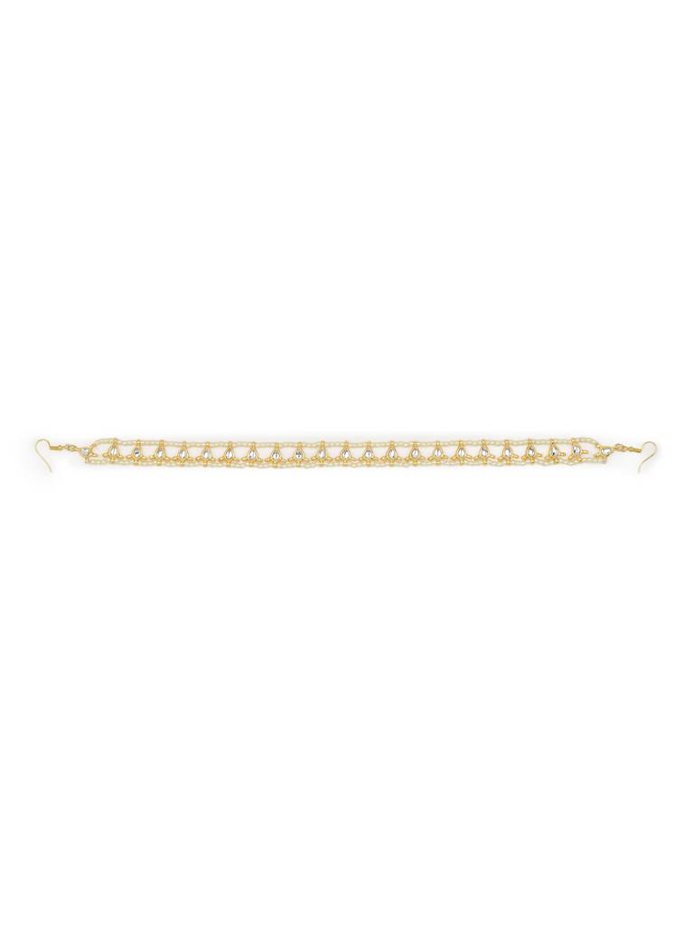 Pearl Layered & Kundan Beaded Hair Band : RROCT22-48