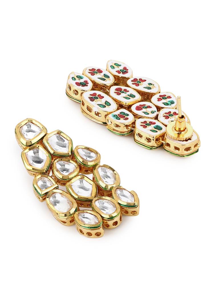 Kundan Waterfall Earrings : RROCT22-88