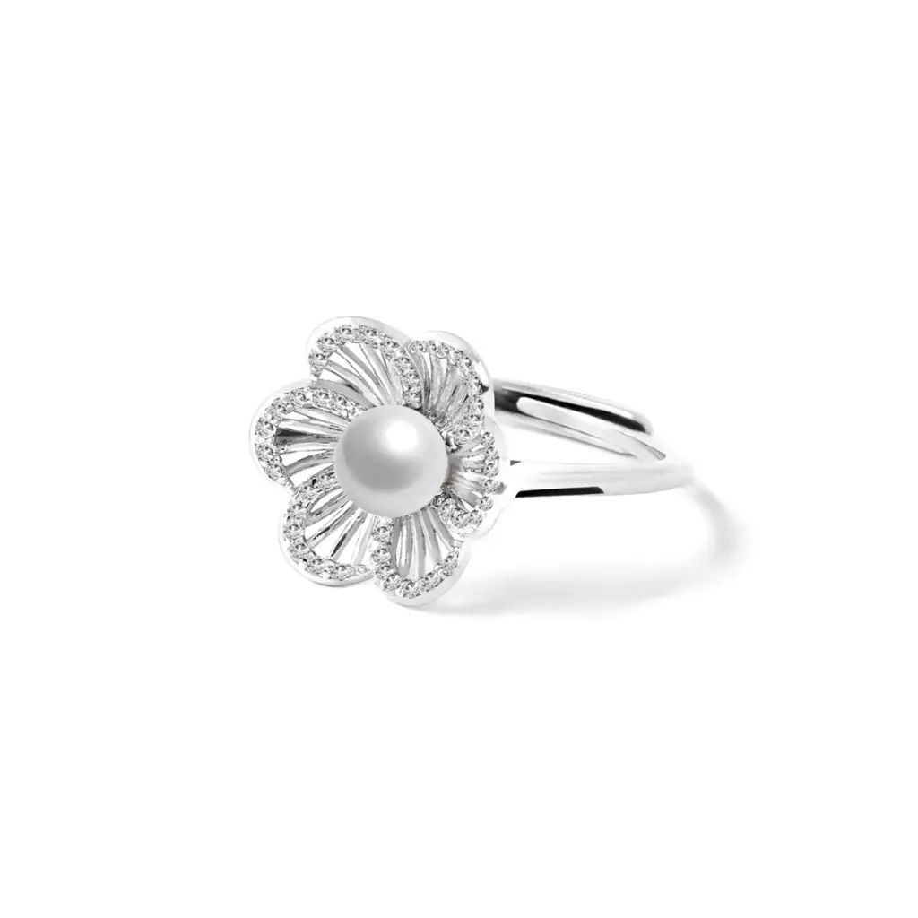 Floral Pearl Ring : RRR008