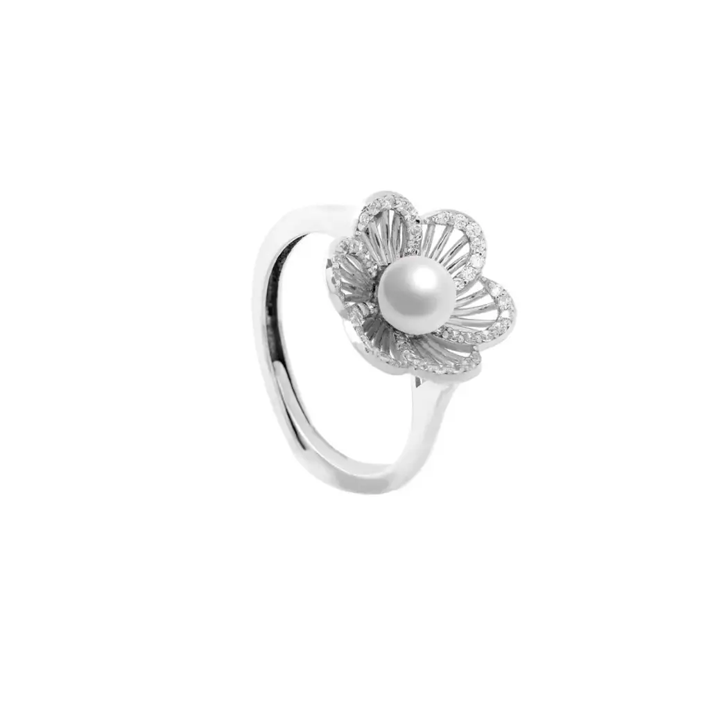 Floral Pearl Ring : RRR008