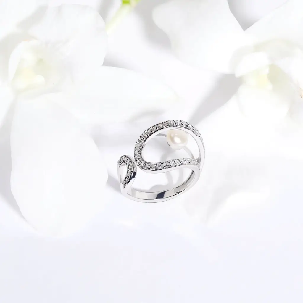 Floating Pearl Ring : RRR010