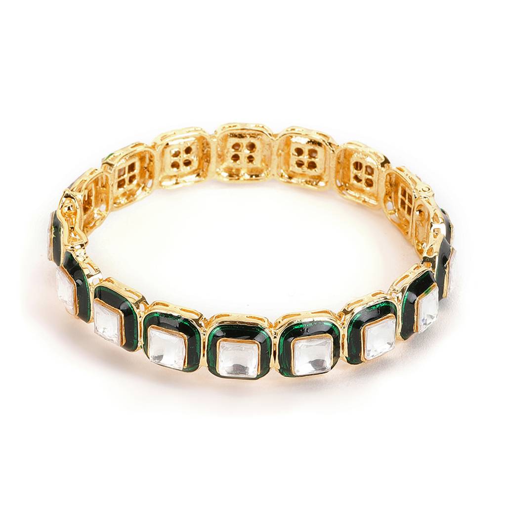 Kundan Meenakari Bangles (Set Of 2) : RRSEP24-101