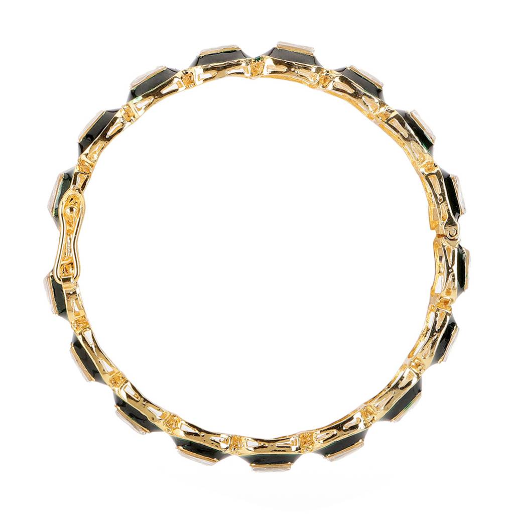 Kundan Meenakari Bangles (Set Of 2) : RRSEP24-101