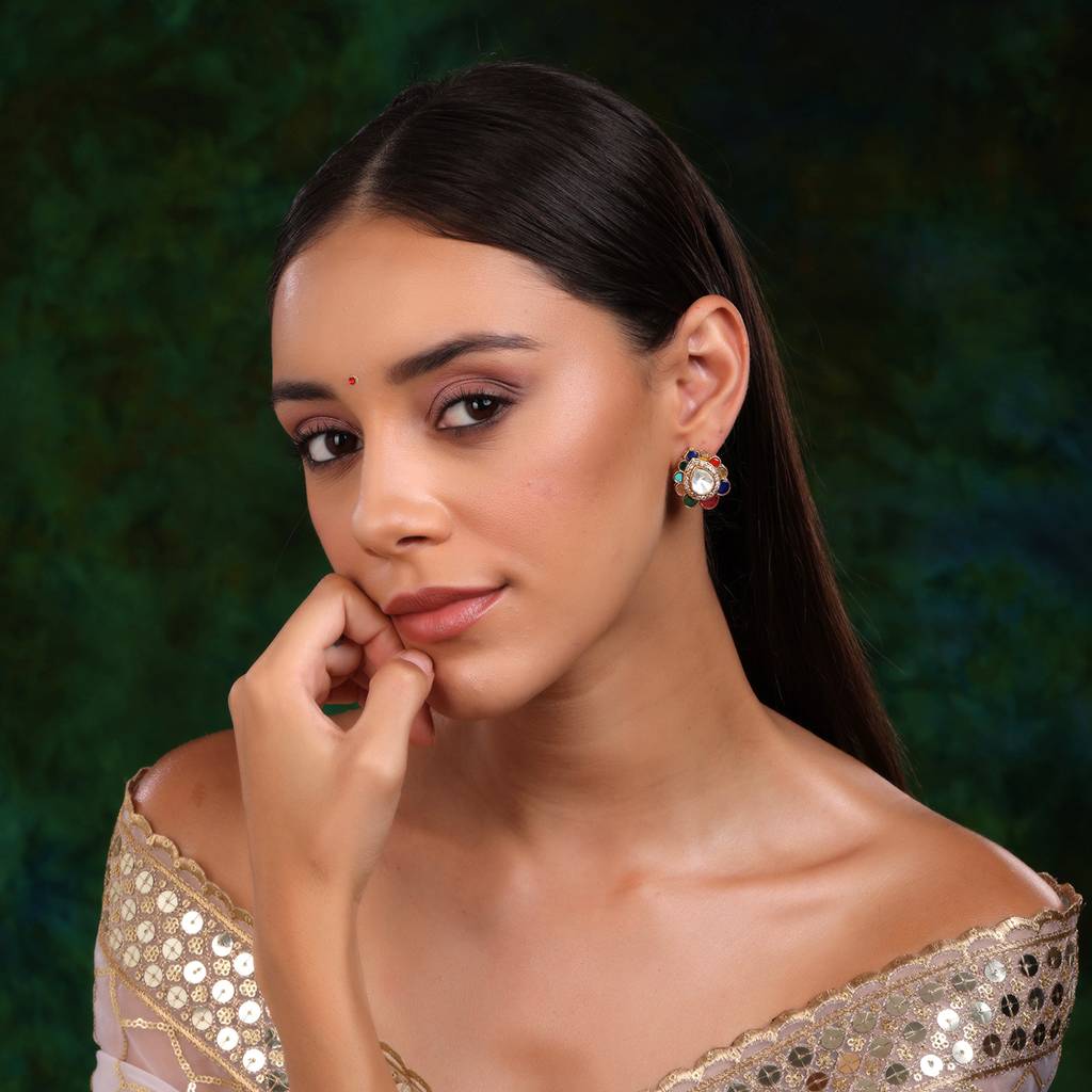 Tear Drop Multi Studs : RRSEP24-21