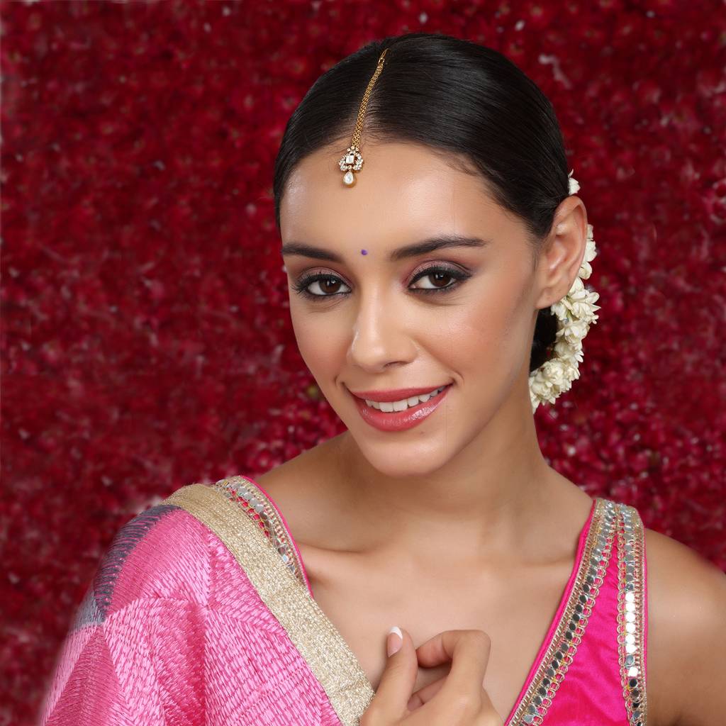 Kundan Maang Tikka With Diamond For Women : RRSEP24-26