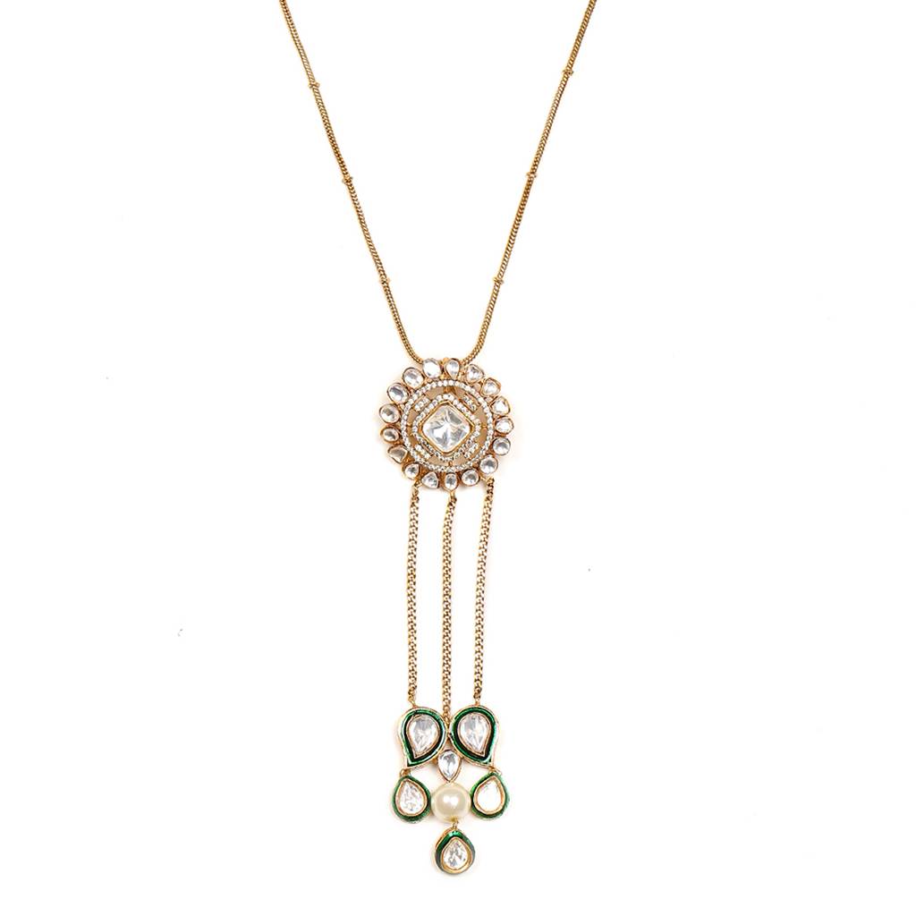 Kundan Long Necklace : RRSEP24-52