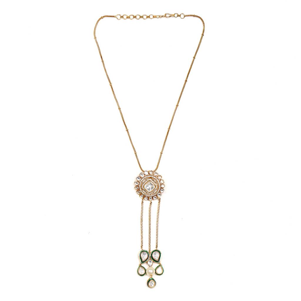 Kundan Long Necklace : RRSEP24-52