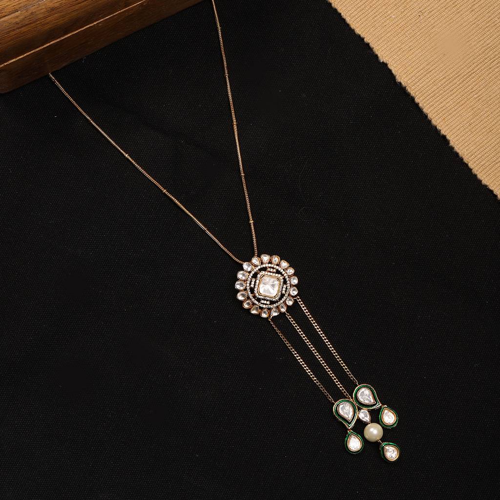 Kundan Long Necklace : RRSEP24-52