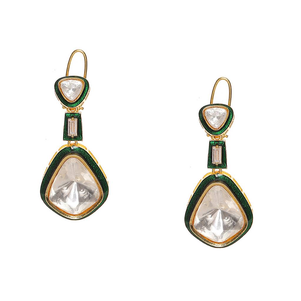 Kundan And Meenakar Earrings : RRSEP24-5