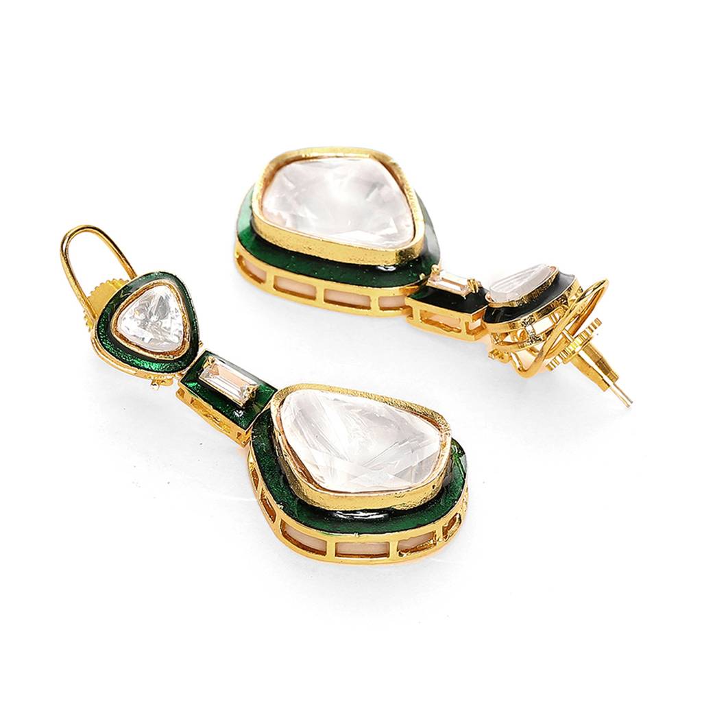 Kundan And Meenakar Earrings : RRSEP24-5