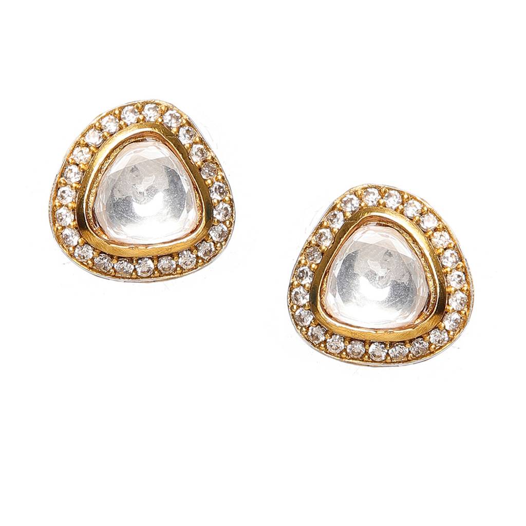 Hasli With Kundan & Mossainite & Matching Studs : RRSEP24-72