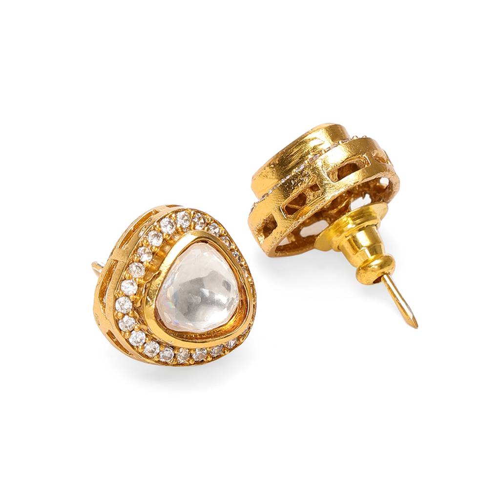 Hasli With Kundan & Mossainite & Matching Studs : RRSEP24-72