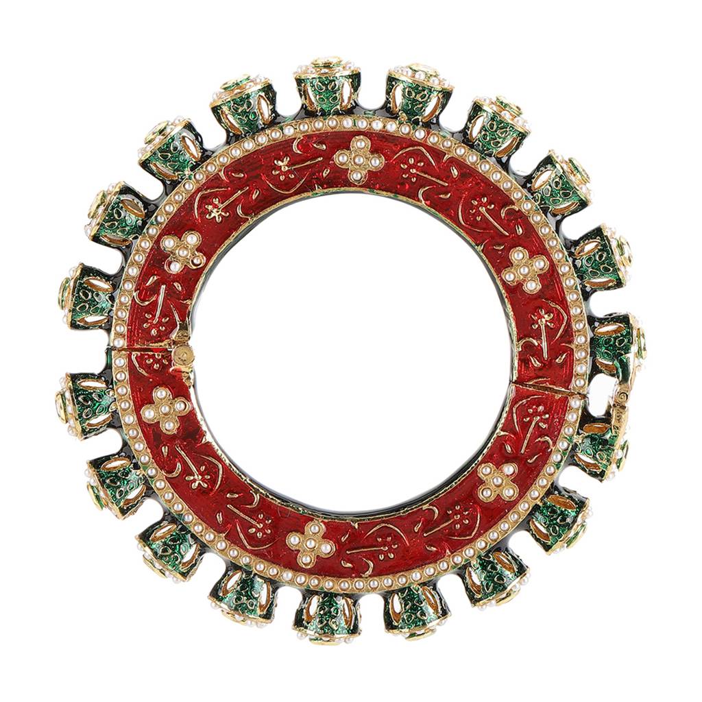 Meenakari Handcrafted Heavy Bangles (Set Of 2) : RRSEP24-82