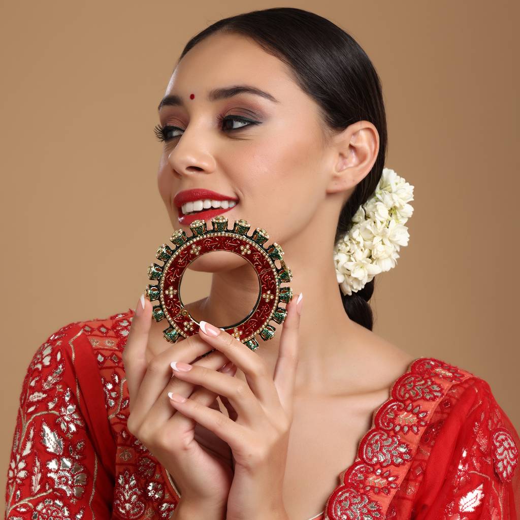 Meenakari Handcrafted Heavy Bangle : RRSEP24-92