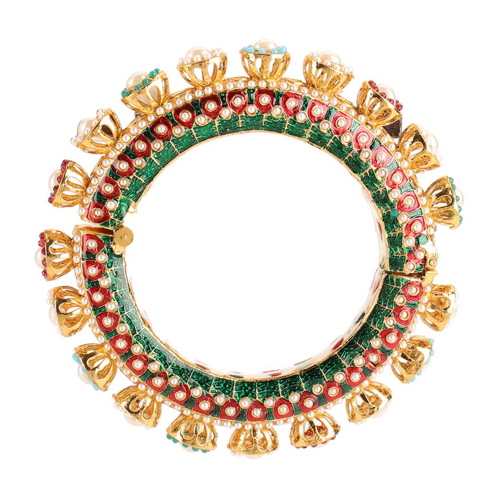 Multi Meenakari Handcrafted Heavy Bangle : RRSEP24-98