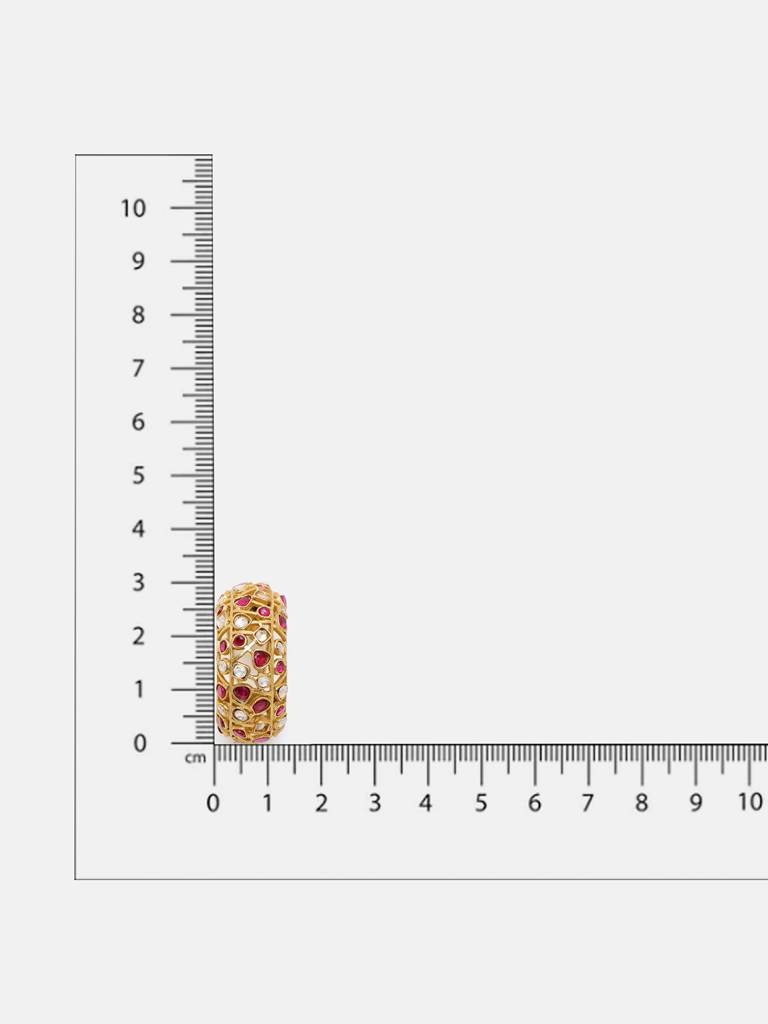 Filigree Round Kundan Loops : RRSEP25-04